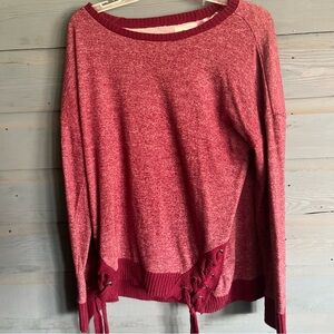 Maurices Burgundy Knit Sweater